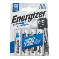 Батарейка Energizer Ultimate Lithium E91/AA 4 шт/бл 639155