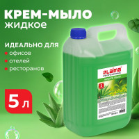 Жидкое мыло LAIMA 5 л, PROFESSIONAL Алоэ и зеленый чай, 601431