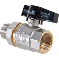 Шаровой кран Terma CB 3/4 бабочка с американка 25692