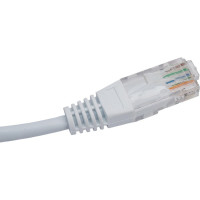 Патч-корд TWT RJ45-RJ45, 4 пары, UTP, категория 5е, 5 м, белый, 45-45-5.0-WH