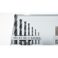 Набор ручных метчиков и плашек NORGAU M3-M12 со сверлами, 45 предметов 013904330