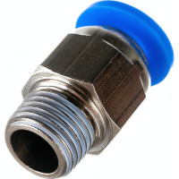 Фитинг для пластиковых трубок (6 мм; 1/4М) ROCKFORCE RF-SPC06-02(2090)