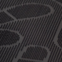 Коврик SUNSTEP резиновый, 40х60 см, Следы, черный 31-022