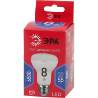 Лампа ЭРА LED R638W865E27 R, диод, рефлектор, 8Вт, хол, E27 10/100/2000 Б0045336