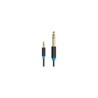 Аудио кабель Vention Jack 6,5 mm M/ 3,5 M - 1,5м BABBG