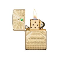 Зажигалка ZIPPO Armor с покрытием High Polish Brass, 36x12x56 мм, 49060