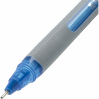 Ручка 12 шт в упаковке BRAUBERG шариковая масляная Extra Glide Soft Grey СИНЯЯ 07мм линия 035мм  142929
