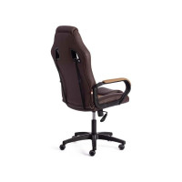 Кресло Tetchair driver 22 кожзаменитель/ткань, коричневый/бронза 36-36/tw-21 19296