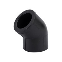 Угол Blue Ocean полипропиленовый 25x45 градусов UV-pro с защитой от ультрафиолета черный PPRF/45E-UV(Bk)-25