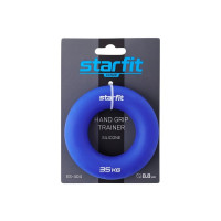 Кистевой эспандер-кольцо Starfit ES-404, силикогель, d=8,8 см, 35 кг, темно-синий УТ-00019249
