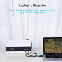 Адаптер-переходник VENTION DisplayPort 20M > HDMI F 4K HBMB0
