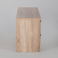 Тумба для ТВ Гуд ЛАКК КАСТОР 4 ящика, 129x39x54 см, бежевая, дуб сонома 2.03.03.100.3