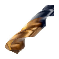 Сверло по металлу Golden Tip 10 мм, HSS-Tin, 8 шт, DIN 338 Denzel 717222