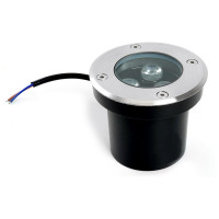 Светодиодный тротуарный (грунтовый) светильник FERON SP2801 3W, 3000К, AC12-24 D100xH80mm,вн.диаметр:70m 48452