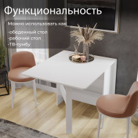 Стол-книжка ТриЯ тип 2, белый 181260