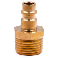 Соединение быстросъемное HQ-PM12 «папа»-нар. резьба 1/2" (латунь) HQ-mech УТ000002474