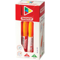 Ручка-корректор 6 мл Пифагор, металлический наконечник, 12 шт., 227145