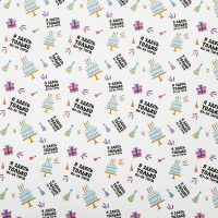 Упаковочная бумага Funny Notes Золотая сказка, 70x100 см, 10 дизайнов ассорти 50 шт 591919