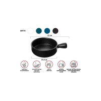 Керамическая супница PERFECTO LINEA Asian черная 17-102101