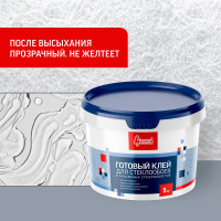 Готовый клей для стеклообоев и малярных стеклохолстов Старатели 5 кг 3277/5400