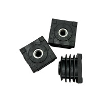 Заглушка ЭЛИМЕТ 40x40, с гайкой М10, комплект 8 шт БП-00002787