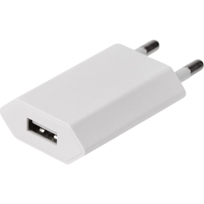 REXANT Сетевое зарядное устройство USB, 5V, 1 A, белое 16-0273