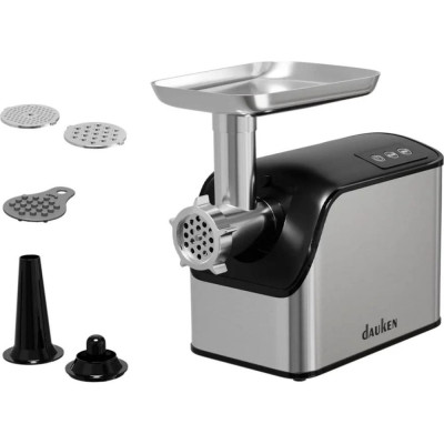 DAUKEN Мясорубка fw2640 с металлическим редуктором, саблевидный нож PR000013
