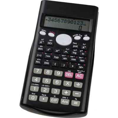 CENTRUM Калькулятор 12 разрядный научный, 240 функций, 2х строчный дисплей, 83404