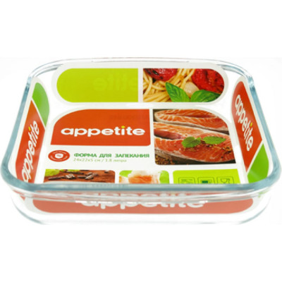 Квадратная стеклянная форма appetite PL3