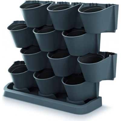 Prosperplast Вертикальный сад CASCADE GARDEN IO2W600S-S433 чёрный
