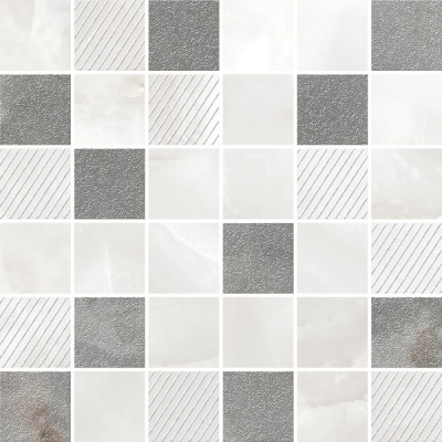 Мозаика Azori Ceramica 30x30 см, opale grey mosaic 587433004