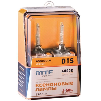 Ксеноновая лампа MTF Light ABSOLUTE VISION +50% 56720