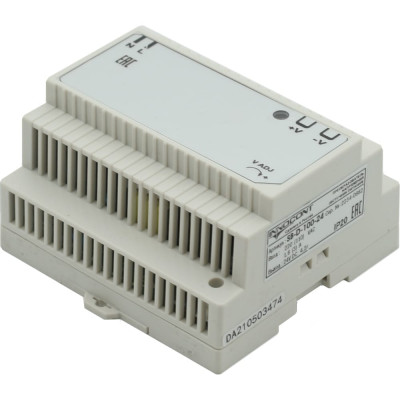 INNOCONT Блок Питания. Вход: 220VAC, 1.6А, выход: 100W, 24VDC, 4.2A, типы защиты: КЗ, перегрузка,-10 +50С, IP20, перенапряжение SB-D-100-24