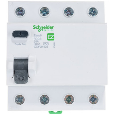 Узо Schneider Electric EASY 9 4п 25A 30mA AC EZ9R34425