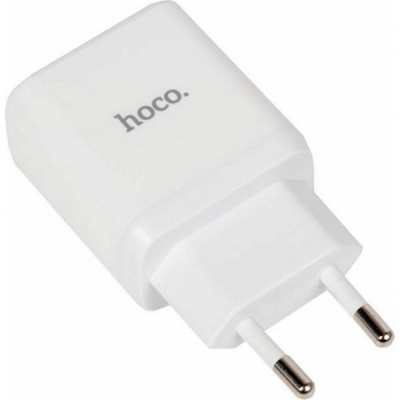 Hoco зарядное устройство N6 Charmer QC3.0, 18W, два порта USB, 5V, 3.0A, белый 814233