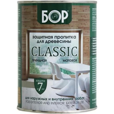 Защитная пропитка для древесины Бор CLASSIC 4690417094189