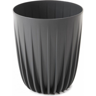 LAMELA Sp.z o. 912 Кашпо MIRA ECO recycled d14 5 h17см 1 5 л антрацит 064801