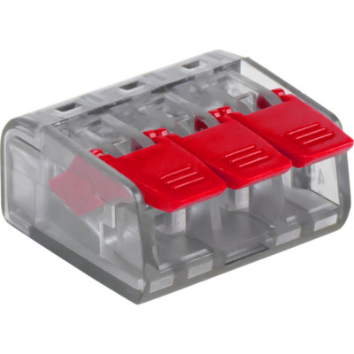 Клемма EKF СМК 221-413 3 отверстия 0.2-4.0 мм2 (5шт) PROxima plc-smk-221-413b