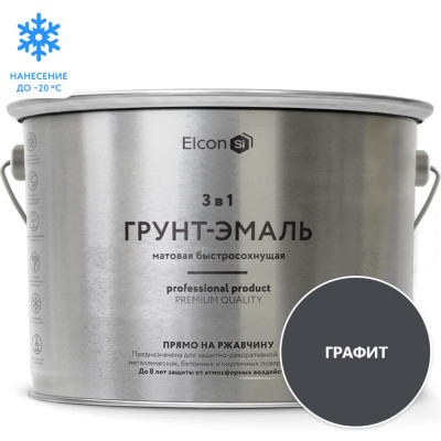 Быстросохнущая грунт эмаль Elcon 00-00463007