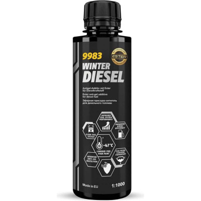 MANNOL WINTER DIESEL 250 мл. Зимний антигель дизельного топлива 2127