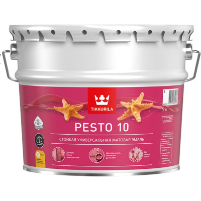 Стойкая алкидная универсальная эмаль Tikkurila PESTO 10 700001166