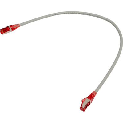 Экранированный патч-корд Hyperline PC-LPM-STP-RJ45-RJ45-C5e-0.5M-LSZH-GY 42307