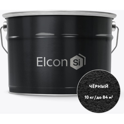 Elcon Кузнечная краска Smith с молотковым эффектом черная 10кг 00-00002848