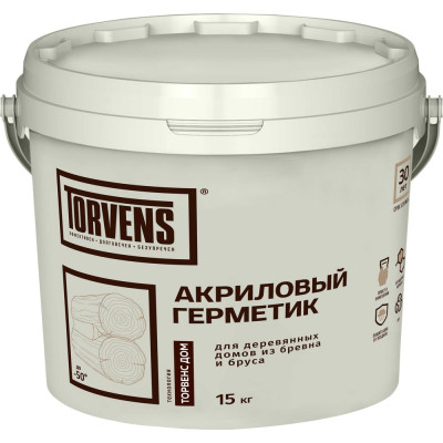 Torvens Герметик для дерева Слоновая кость 10л/15кг/ 00-00009990