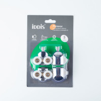 IDDIS Ролики, 2 верхних, 2 нижних, двойные, D=23 мм, хром, стекло 4 мм, , 966D23C4DZ