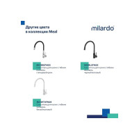 Milardo Смеситель для кухни с гибким изливом, сатин, Meal, , M01BN0FM05