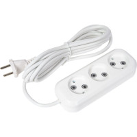 Сетевой удлинитель, LUX У3-0, 4606400414599, 3-местный, 3м