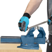 Слесарные тиски Без бренда 140 мм, поворотные 18667