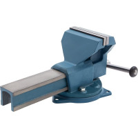 Слесарные тиски Без бренда 140 мм, поворотные 18667