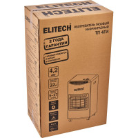 Керамическая газовая печь Elitech ТП 4ГИ 166404